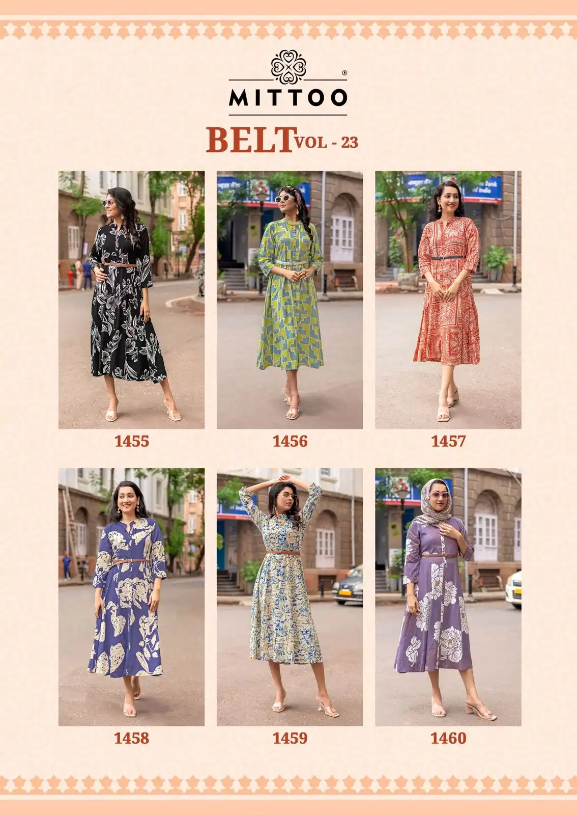 Mittoo Belt Vol 23 Rayon Printed Kurti Collection
