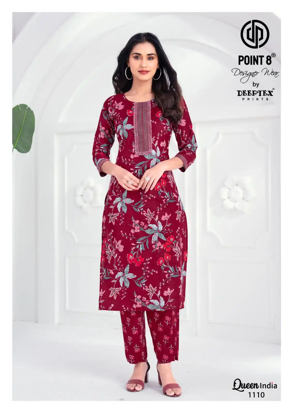 Deeptex Queen India Vol 11 Pure Cotton Printed Co Ord Set