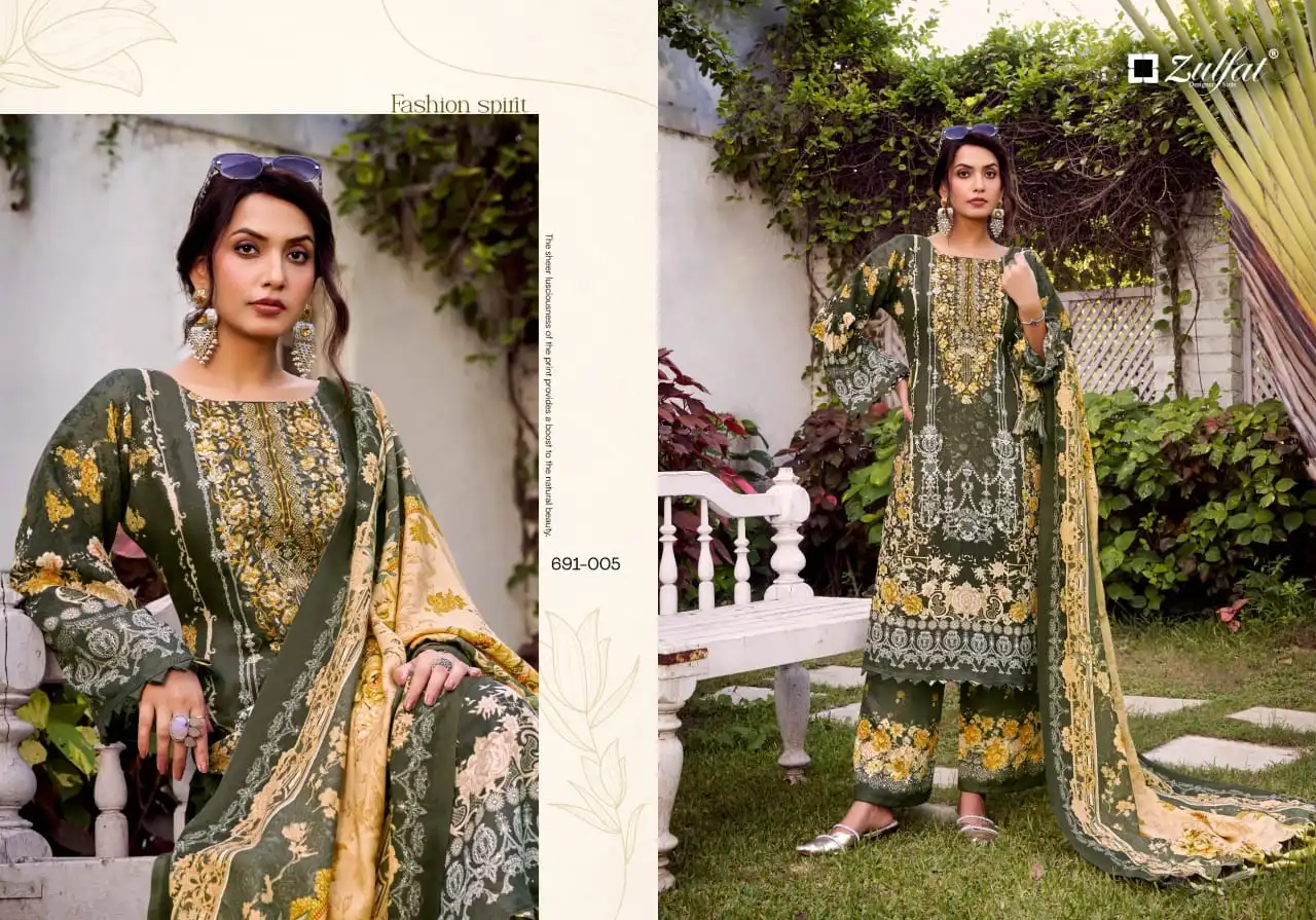 Zulfat Jannat Woollen Pashmina Dress Material Collection