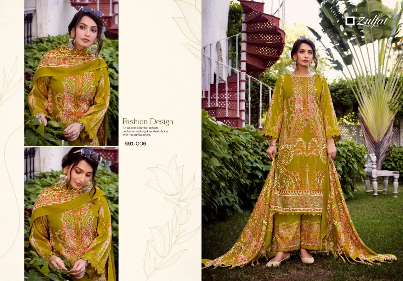 Zulfat Jannat Woollen Pashmina Dress Material Collection
