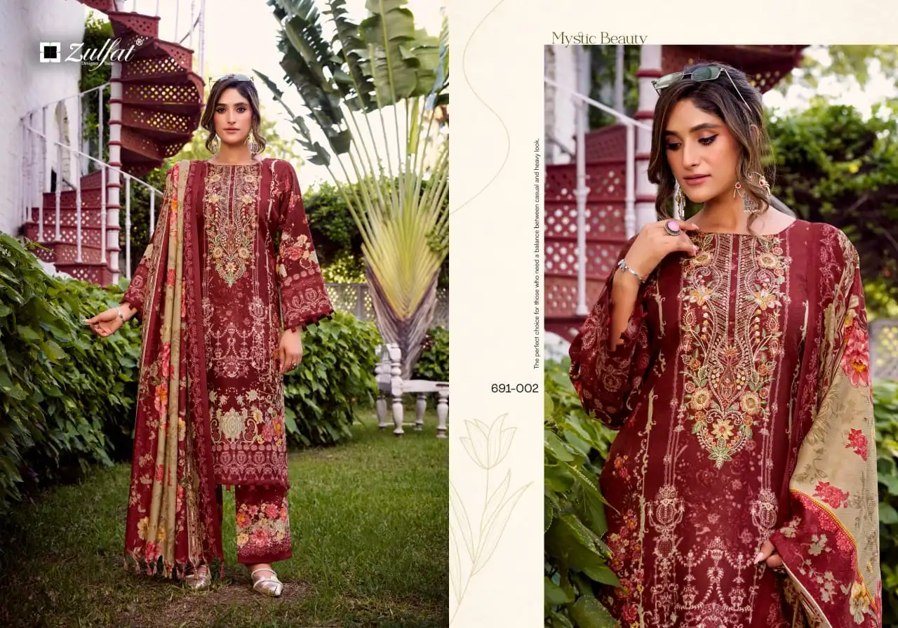 Zulfat Jannat Woollen Pashmina Dress Material Collection