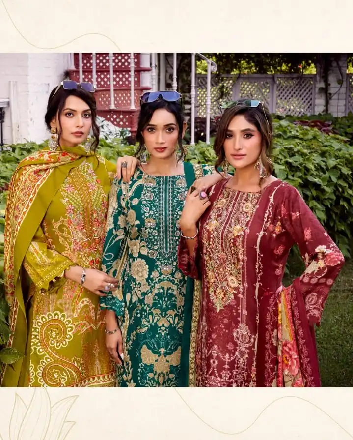 Zulfat Jannat Woollen Pashmina Dress Material Collection