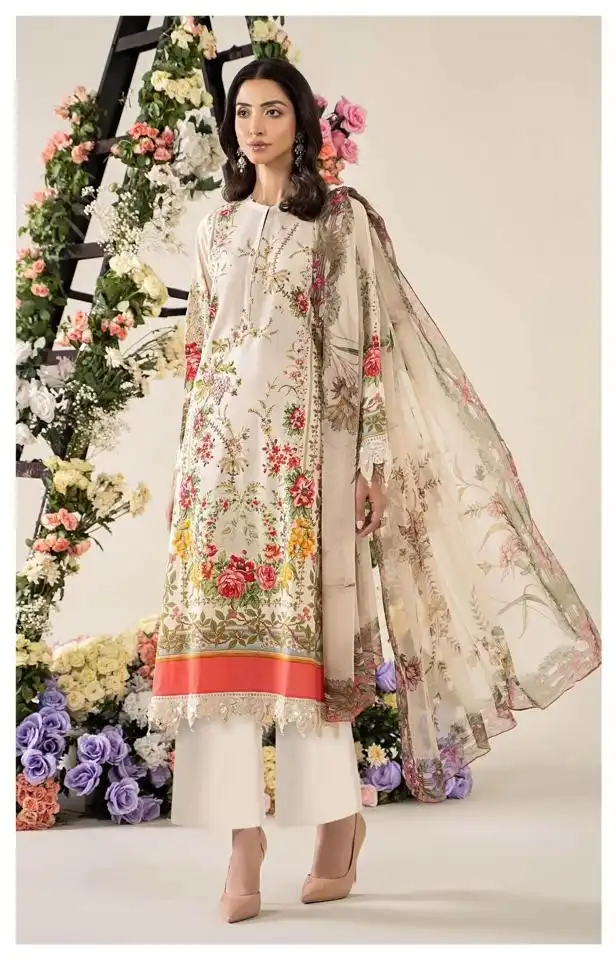 Alzohaib Inaaya Cotton Pakistani Salwar Suits Collection