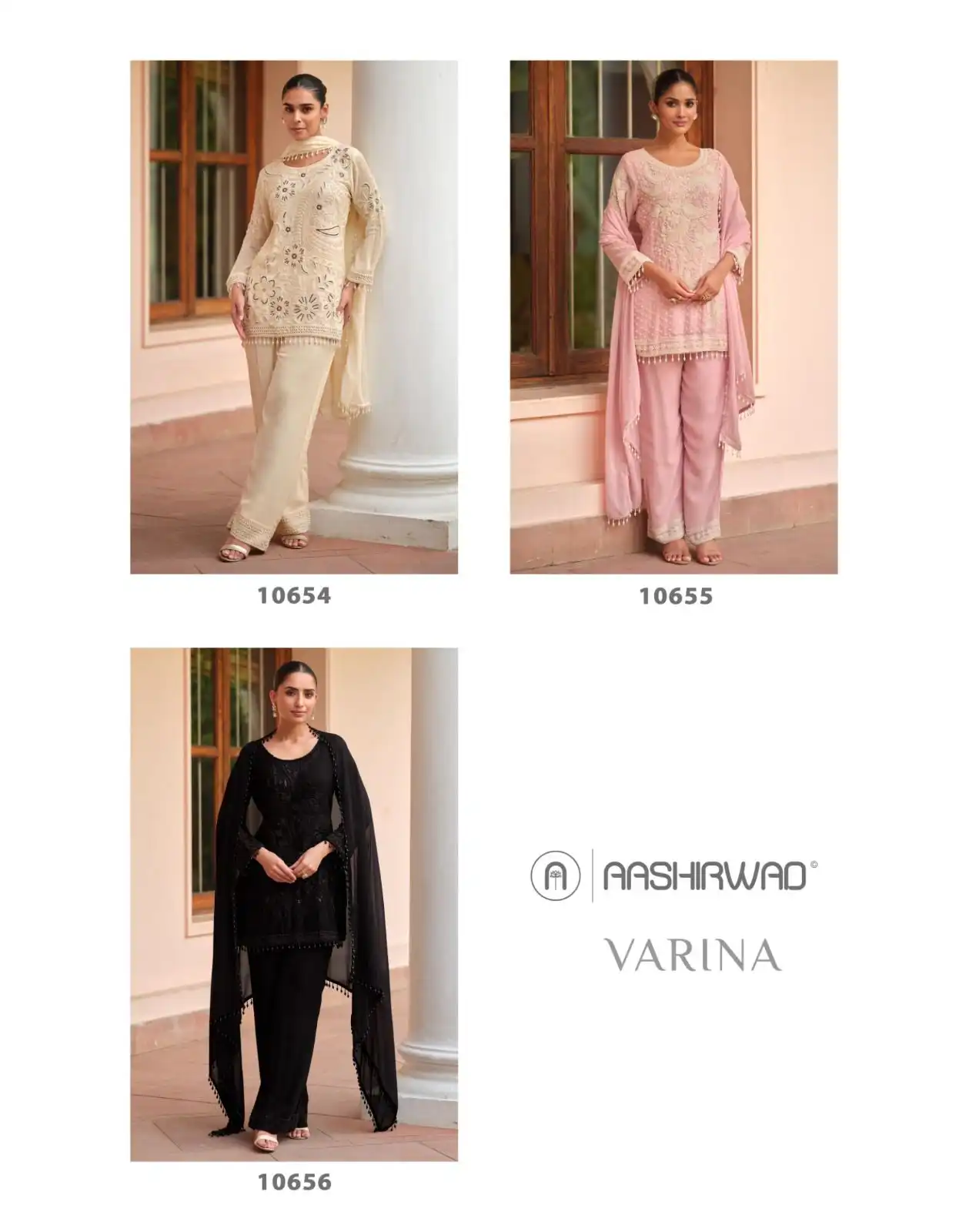 Aashirwad Varina Georgette Readymade Dress Collection