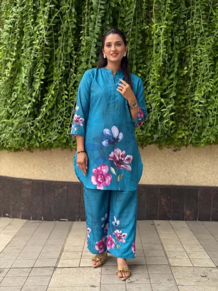 SCT 1036 Poly Rayon Printed Co Ord Set Collection