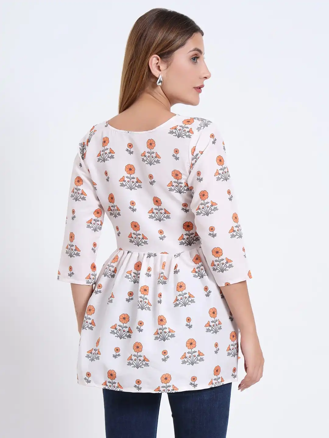 SCT 1021 Rayon Printed Top Collection Below 500