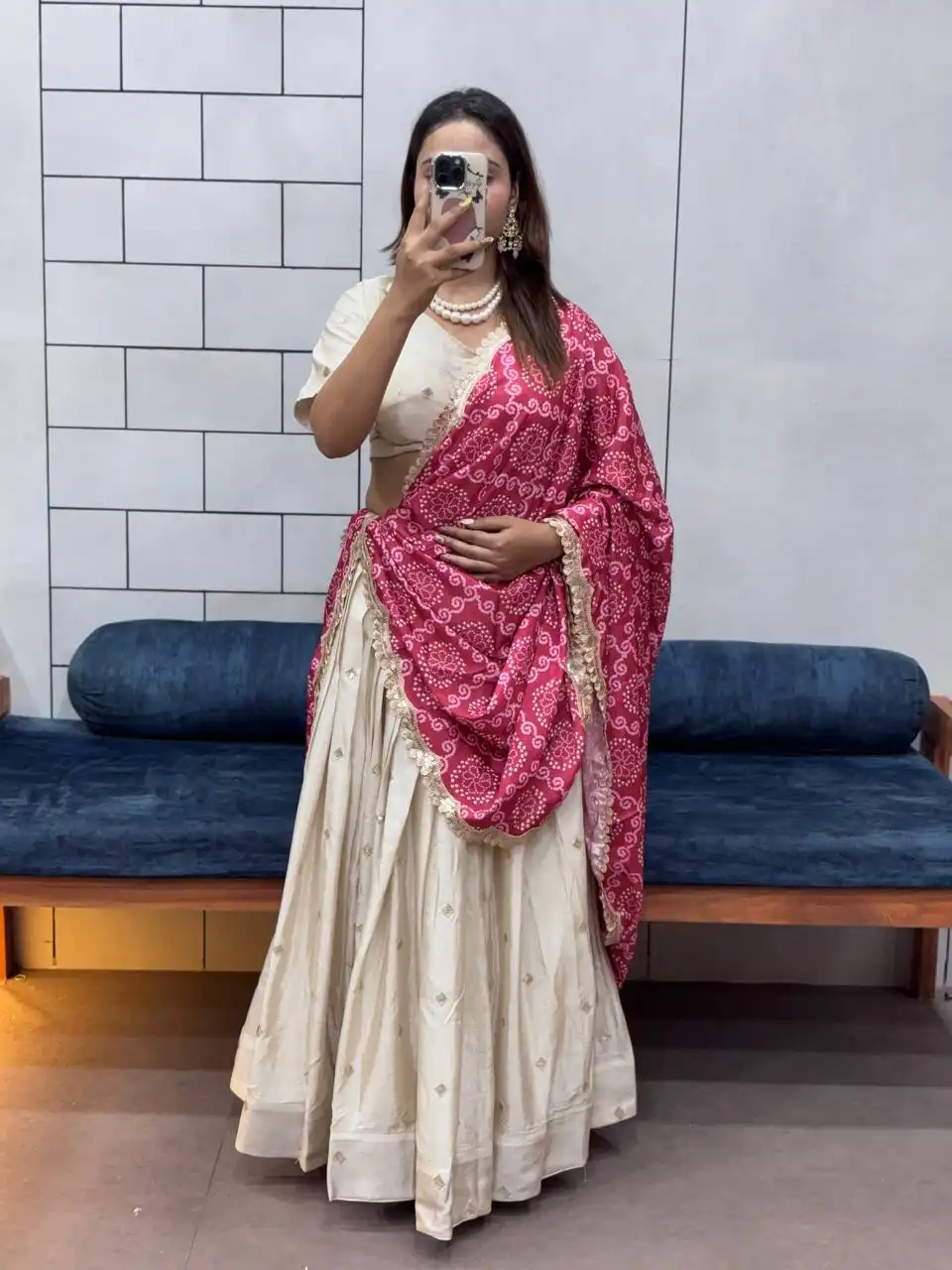 WMS Vol 107 Chinnon Silk Lehenga Choli Collection