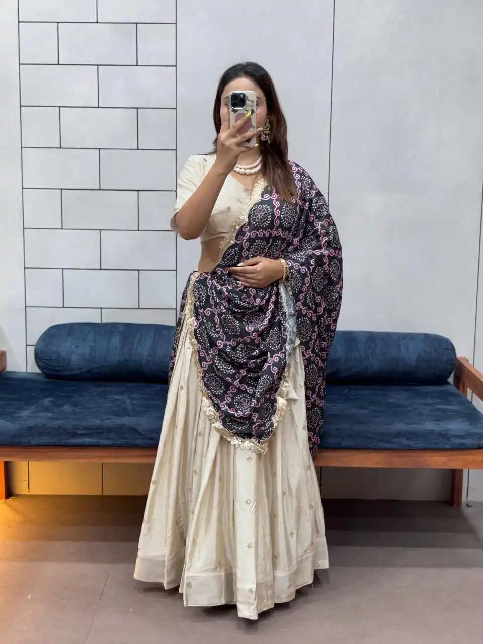WMS Vol 107 Chinnon Silk Lehenga Choli Collection