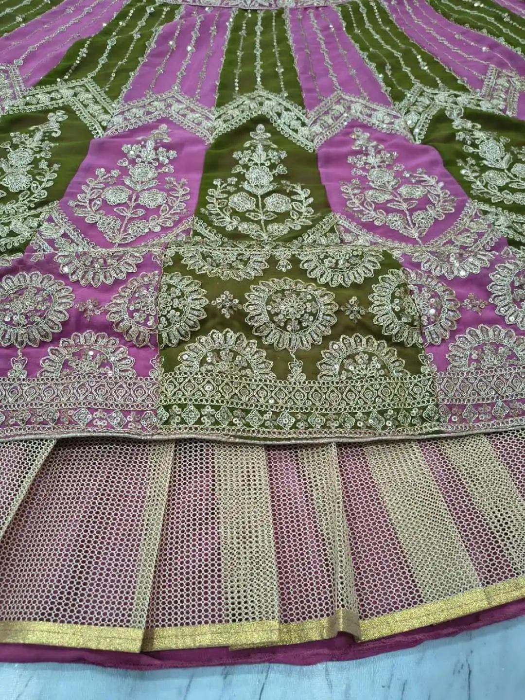 HCR 1094 Faux Georgette Wedding Lehenga Choli