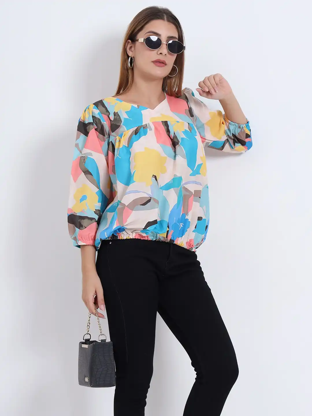 SCT 1026 Multi Rayon Top Collection Below 500