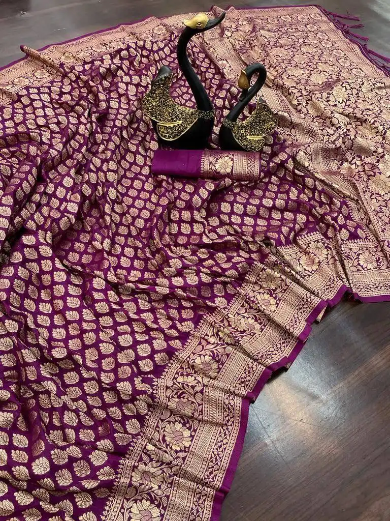 Laxmi 60 Khadi Georgette Silk Saree Below 1500