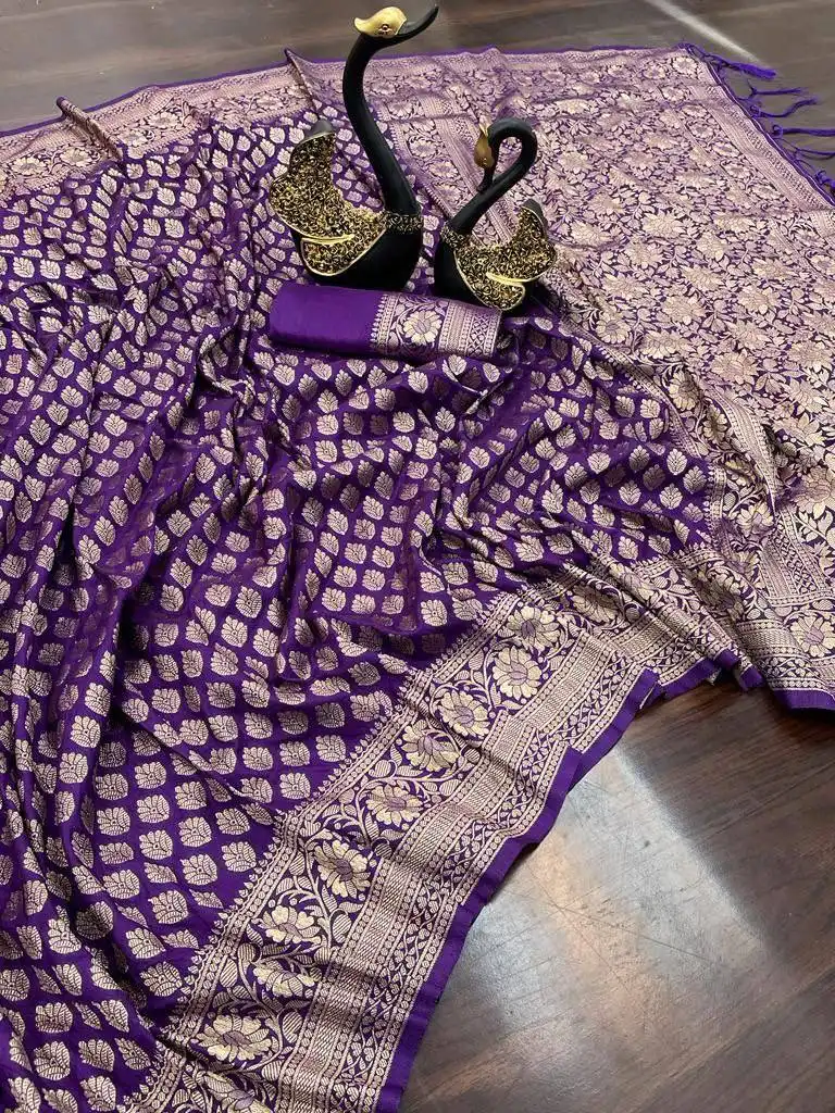 Laxmi 60 Khadi Georgette Silk Saree Below 1500