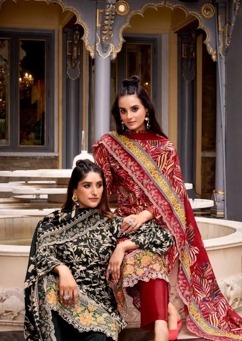 Belliza Abhira Pure Cotton Dress Material 06 Pcs Set