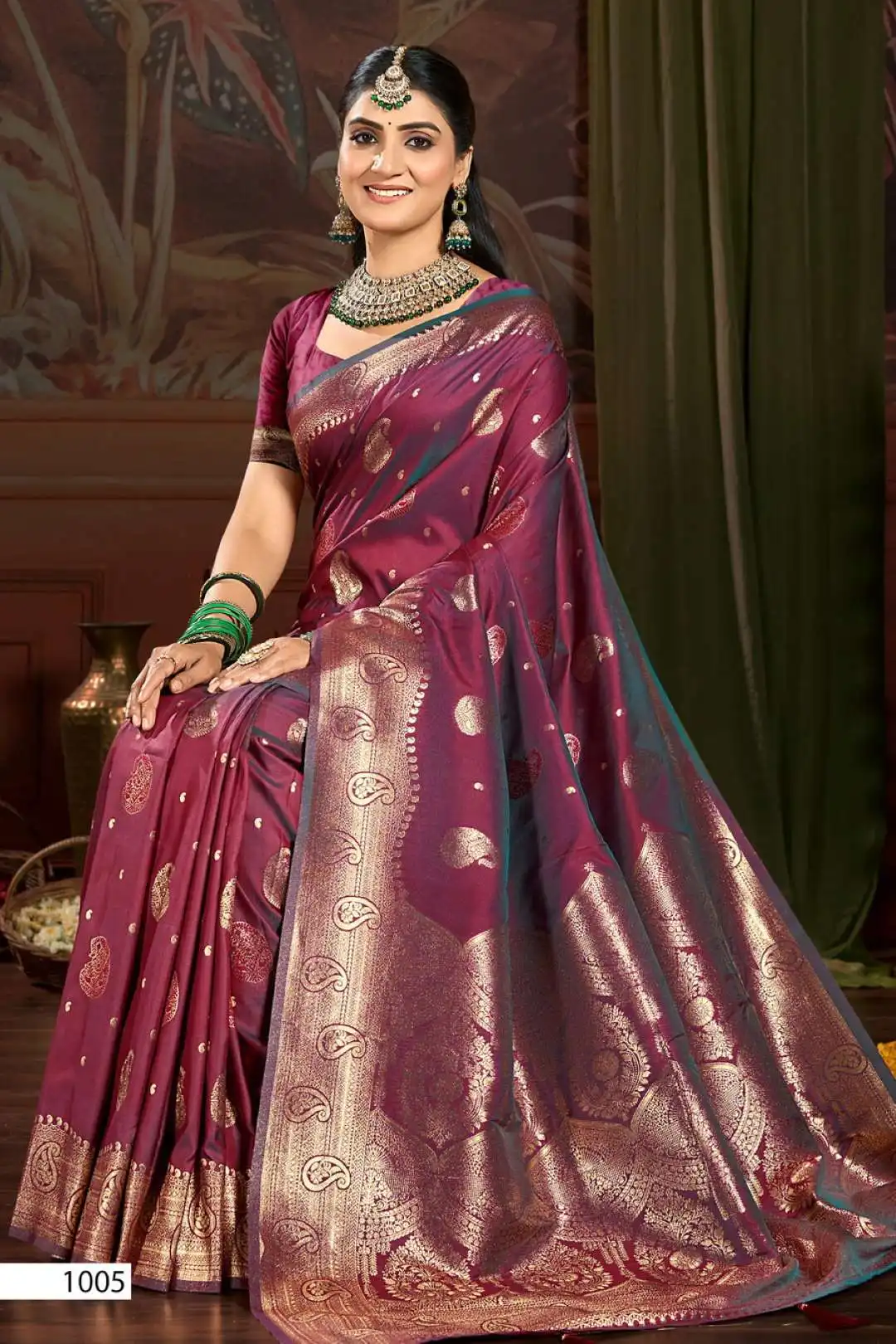 Saroj Ishwari Vol 2 Silk Festival Saree 06 Pcs Set