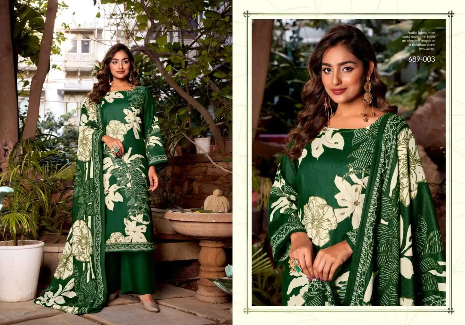 Zulfat Antara Vol 2 Woollen Pashmina Dress Material Collection