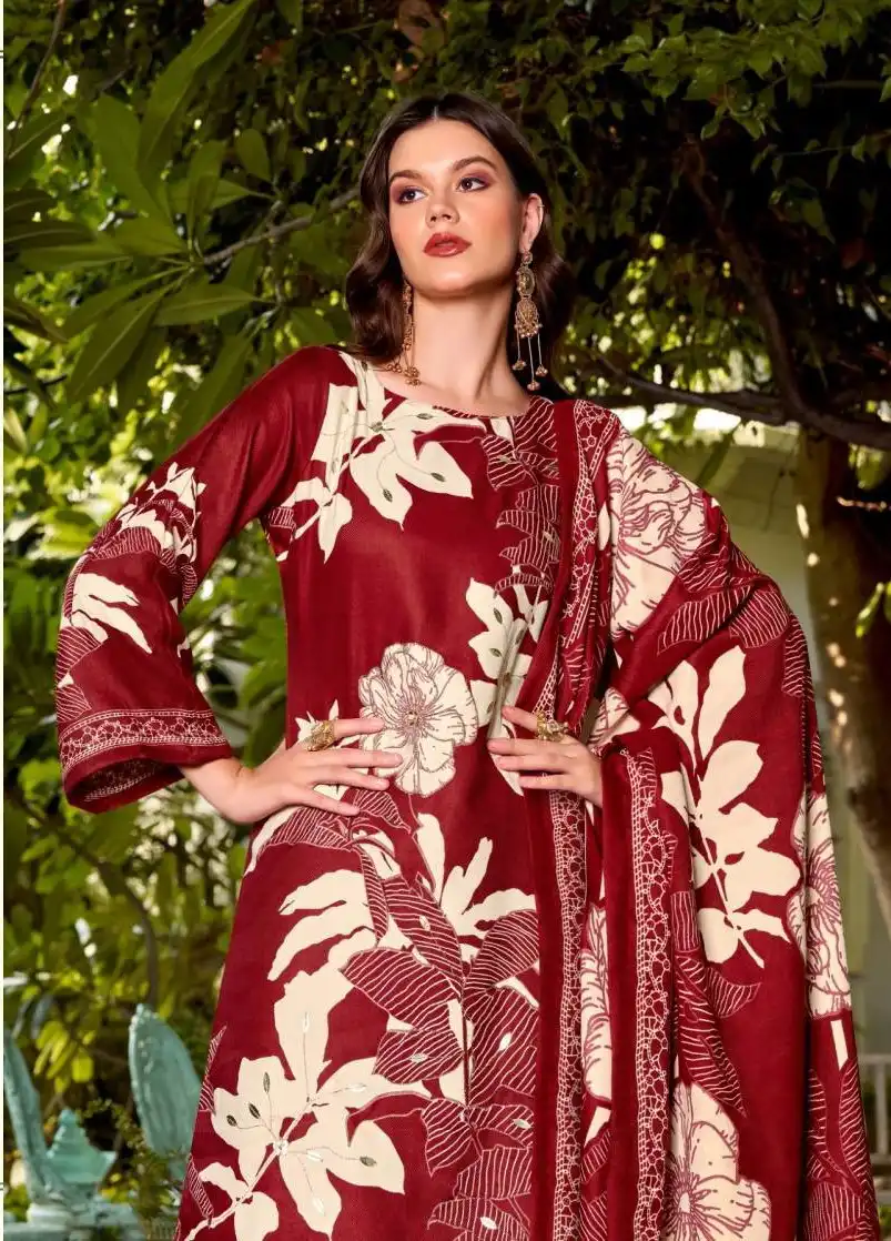 Zulfat Antara Vol 2 Woollen Pashmina Dress Material Collection