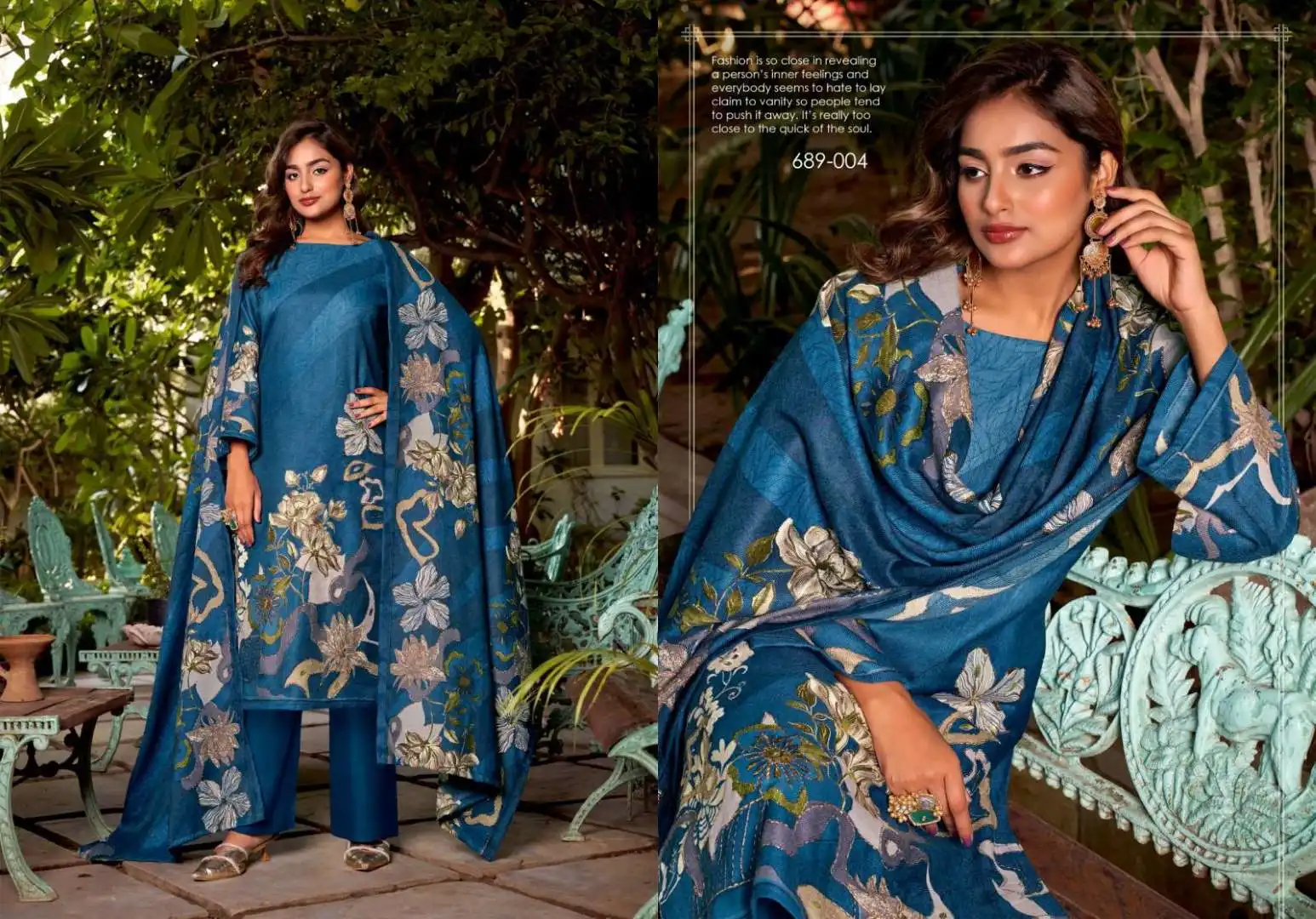 Zulfat Antara Vol 2 Woollen Pashmina Dress Material Collection