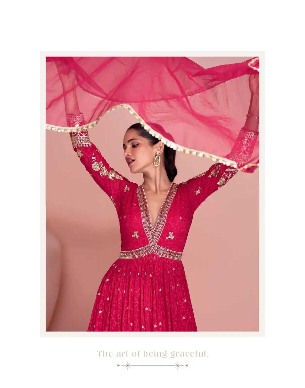 Sayuri Navya Georgette Festival Gown 03 Pcs Set