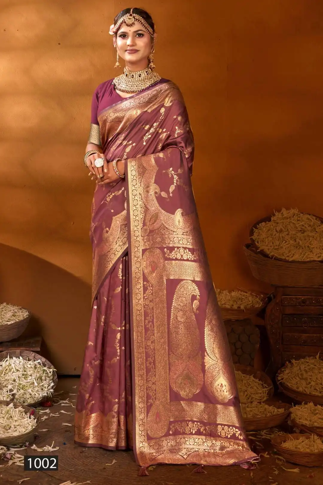 Saroj Samaira Silk Vol 2 Silk Wedding Saree 04 Pcs Set