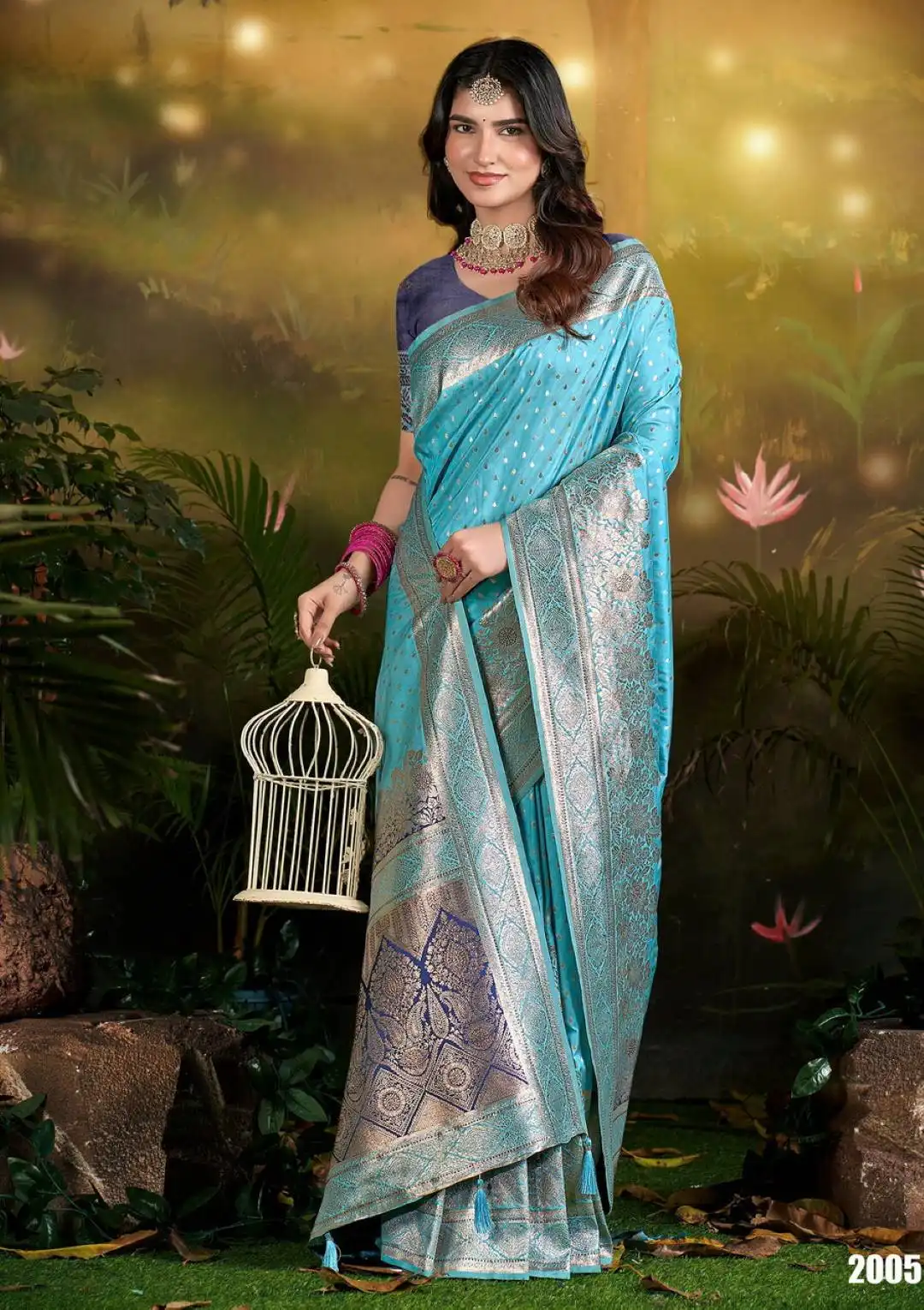 Saroj Snehlata Vol 2 Silk Designer Saree 06 Pcs Set