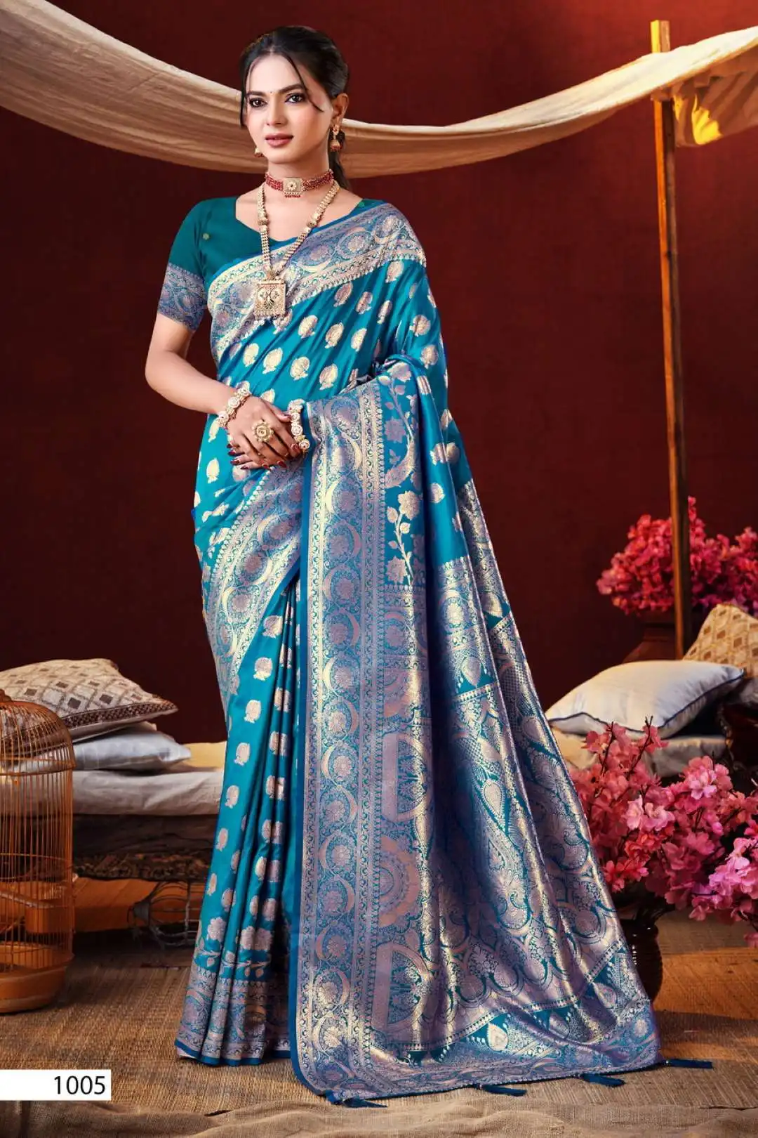 Saroj Ishwari Vol 6 Silk Festival Saree 06 Pcs Set