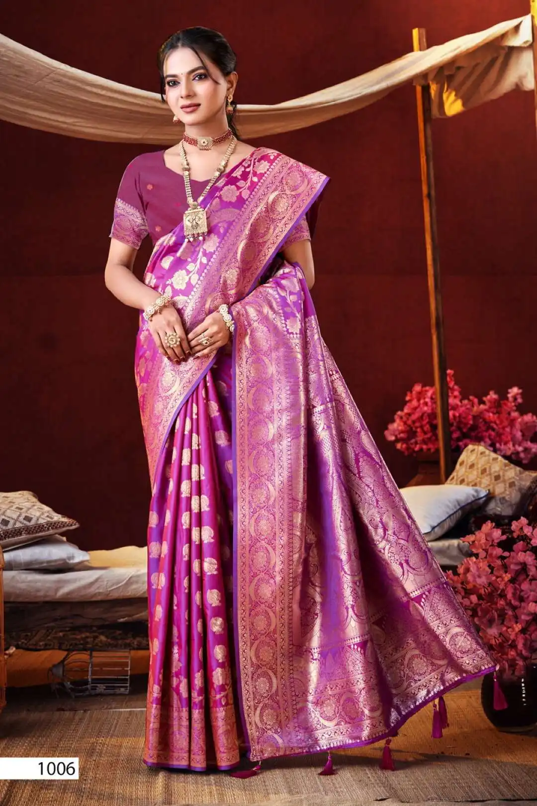 Saroj Ishwari Vol 6 Silk Festival Saree 06 Pcs Set