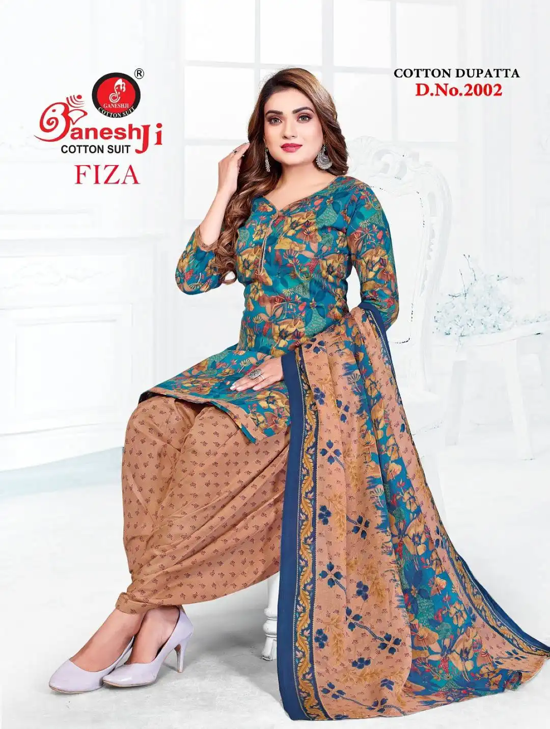 Ganeshji Fiza Vol 2 Cotton Dress Material 10 Pcs Set