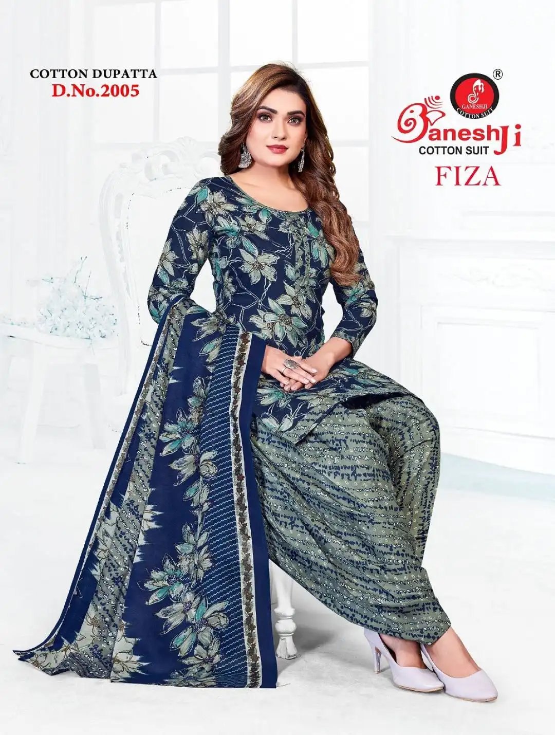 Ganeshji Fiza Vol 2 Cotton Dress Material 10 Pcs Set