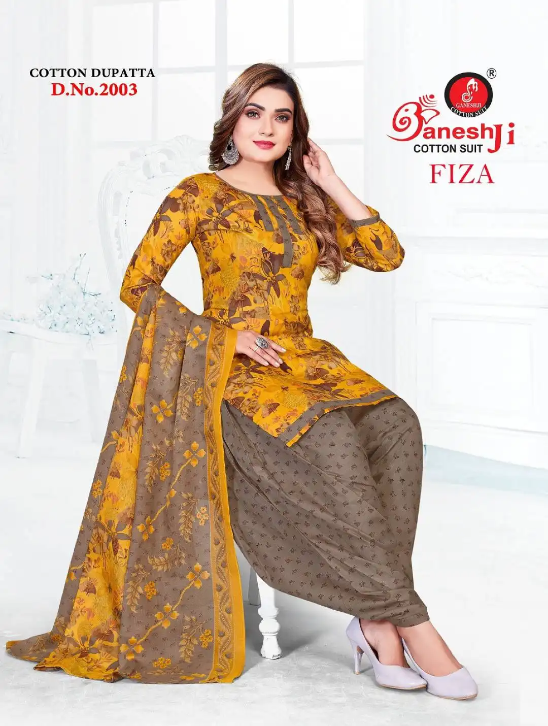 Ganeshji Fiza Vol 2 Cotton Dress Material 10 Pcs Set