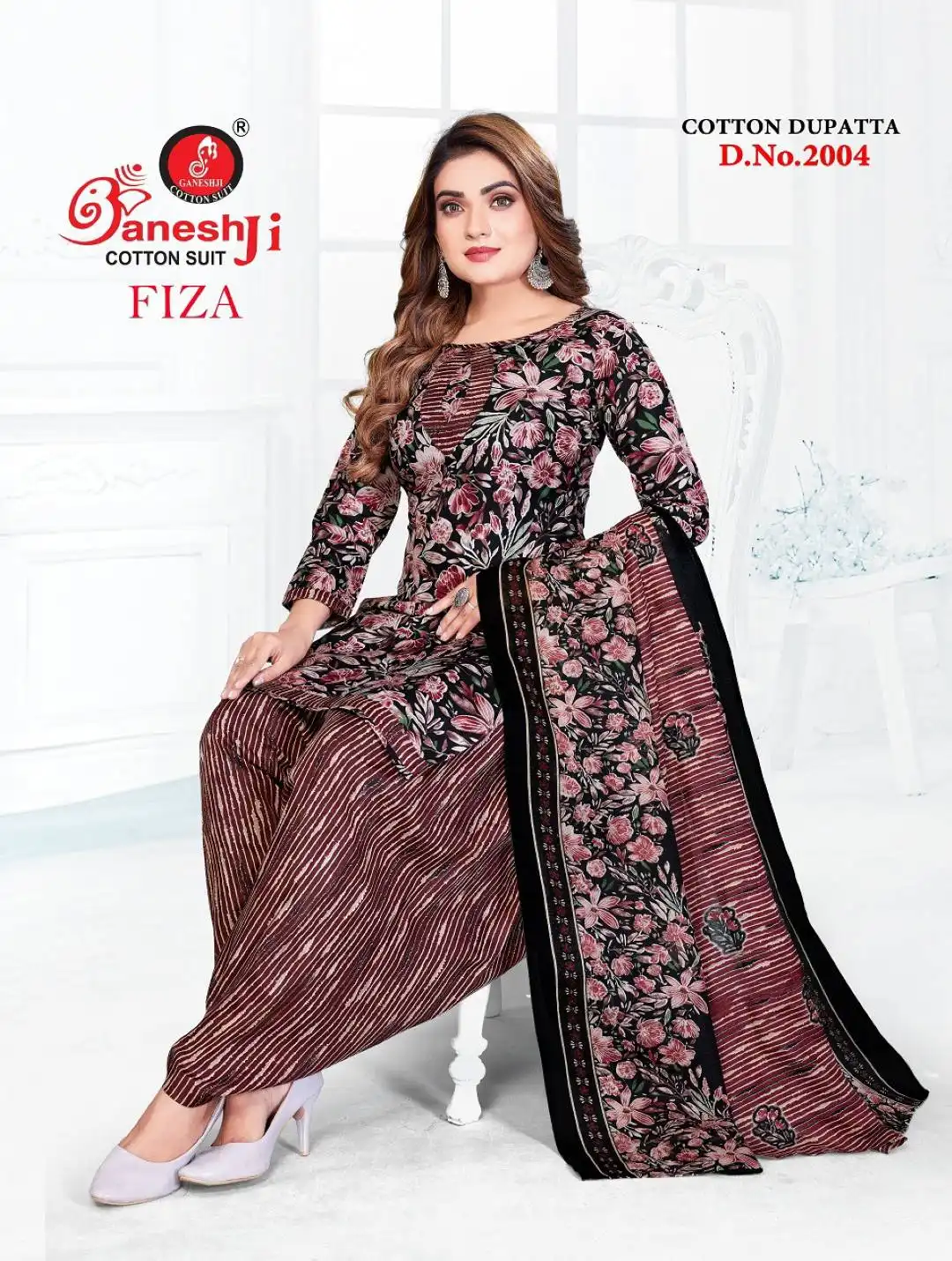 Ganeshji Fiza Vol 2 Cotton Dress Material 10 Pcs Set
