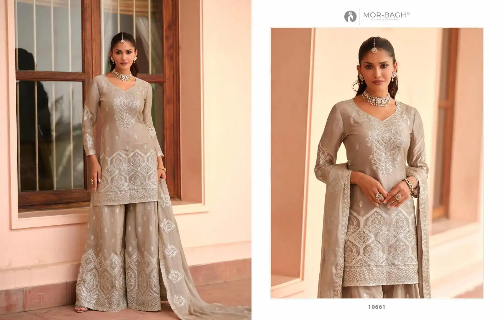 Aashirwad Mor Bagh Manya Silk Salwar Kameez 03 Pcs Set