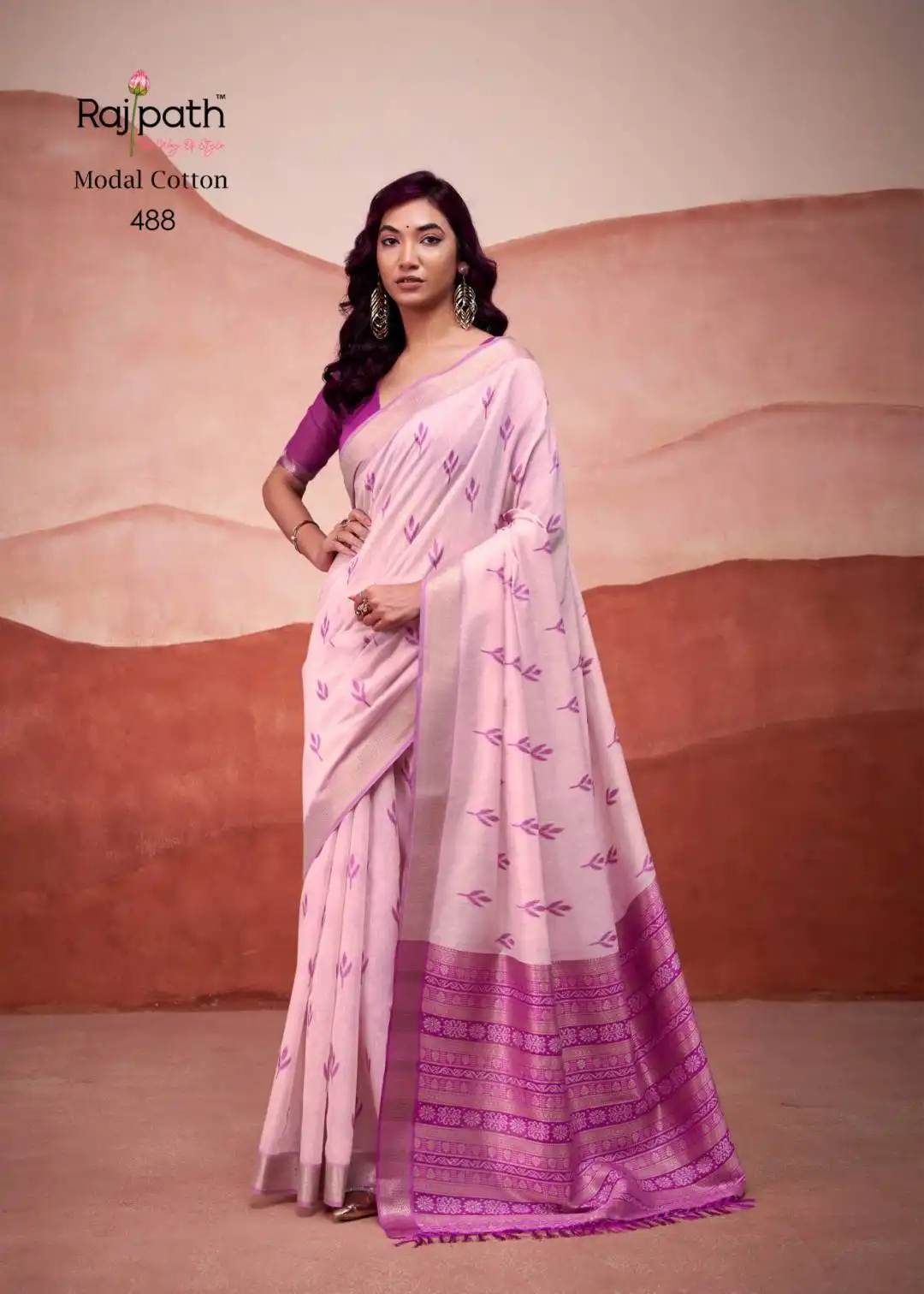 Rajpath Mango Doli Cotton Party Wear Saree 06 Pcs Set