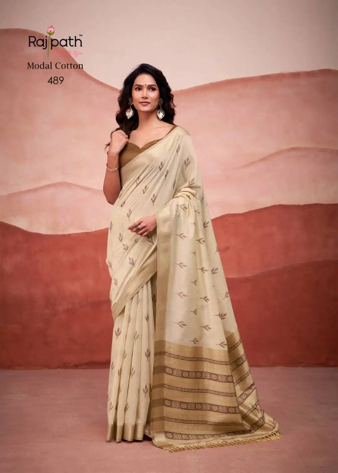 Rajpath Mango Doli Cotton Party Wear Saree 06 Pcs Set