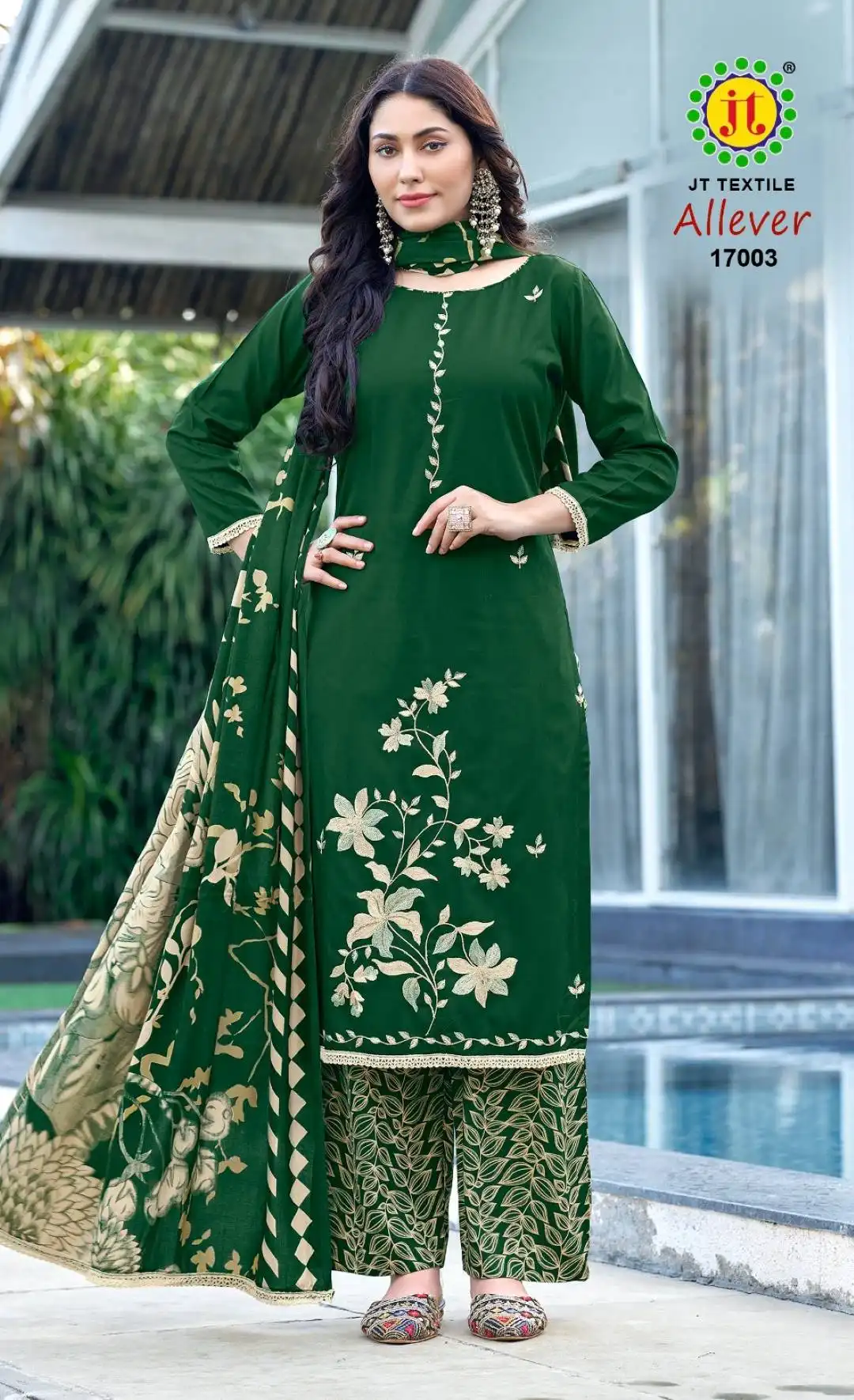 Jt Allever Vol 17 Rayon Dress Material 05 Pcs Set