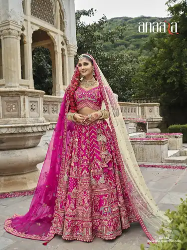 Tathastu Anaara 156 Silk Pink Lehenga Choli Bridal Collection