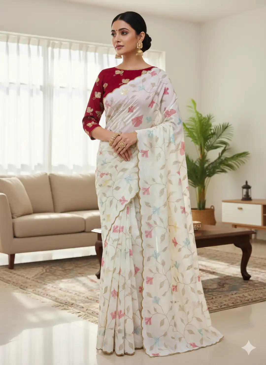 Kusum 673 Georgette Chiffon Silk Saree Collection