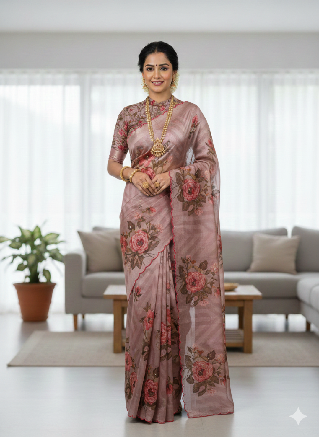 This is saree generate images with womon