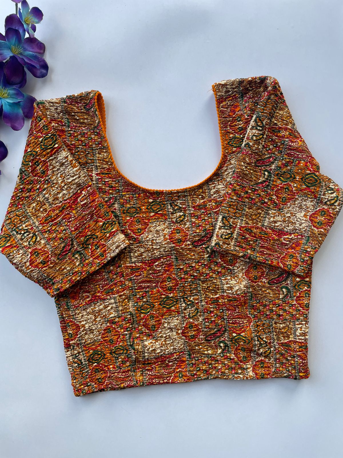 Ruhi Vol 63 Stretchable Cotton Kalamkari Printed Blouse