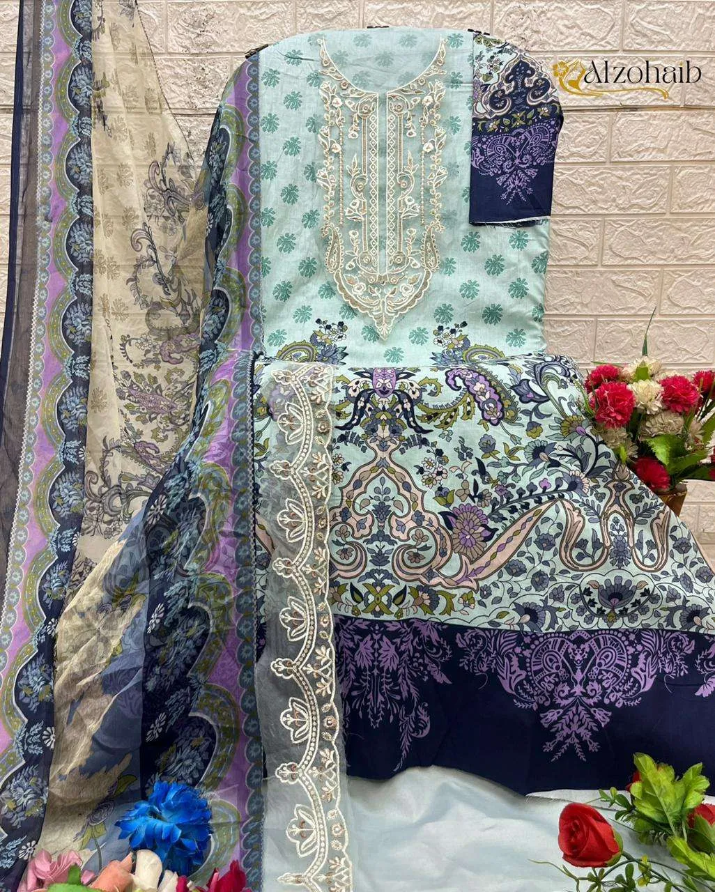 Al Zohaib Design No - 1366 Ab - 1367 Ab