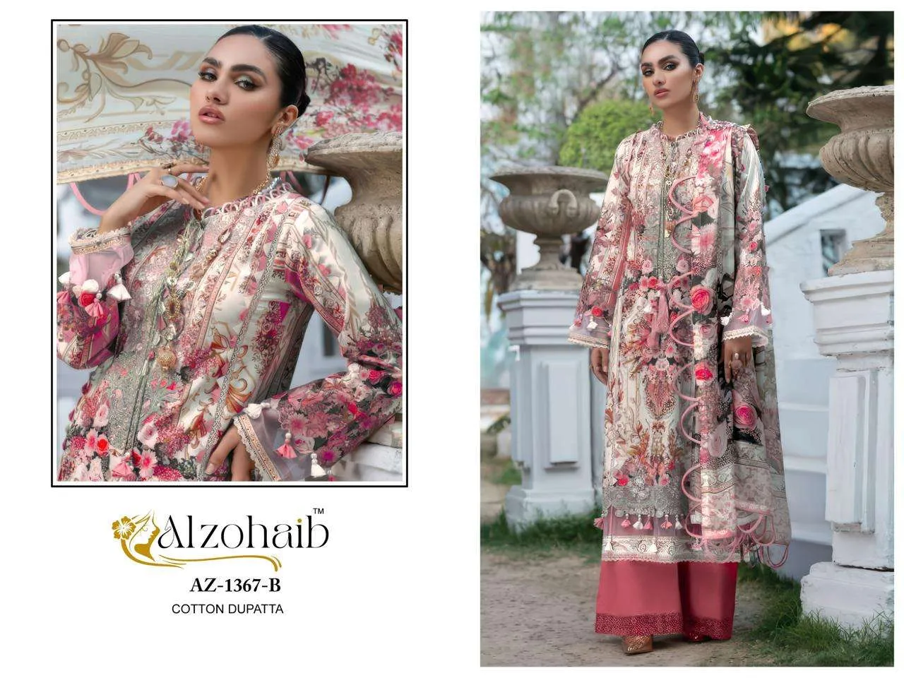 Al Zohaib Design No - 1366 Ab - 1367 Ab
