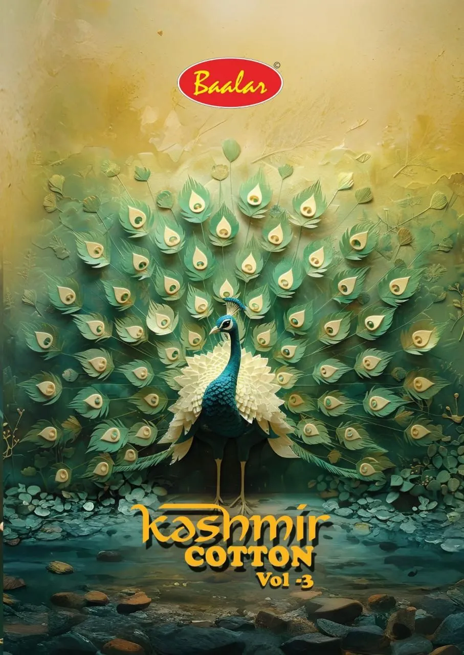 Baalar Kashmir Cotton Vol 3 Unstitched Suits