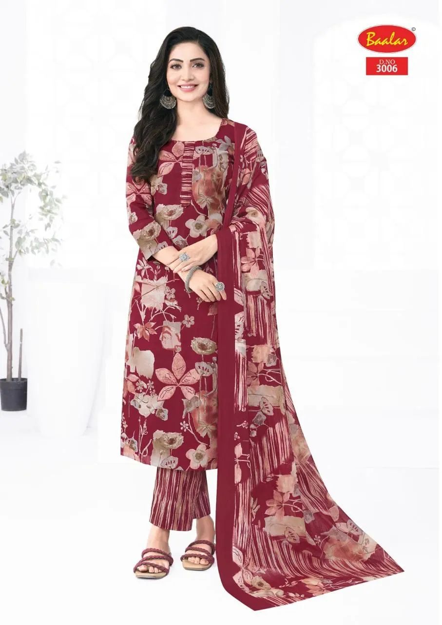 Baalar Kashmir Cotton Vol 3 Unstitched Suits