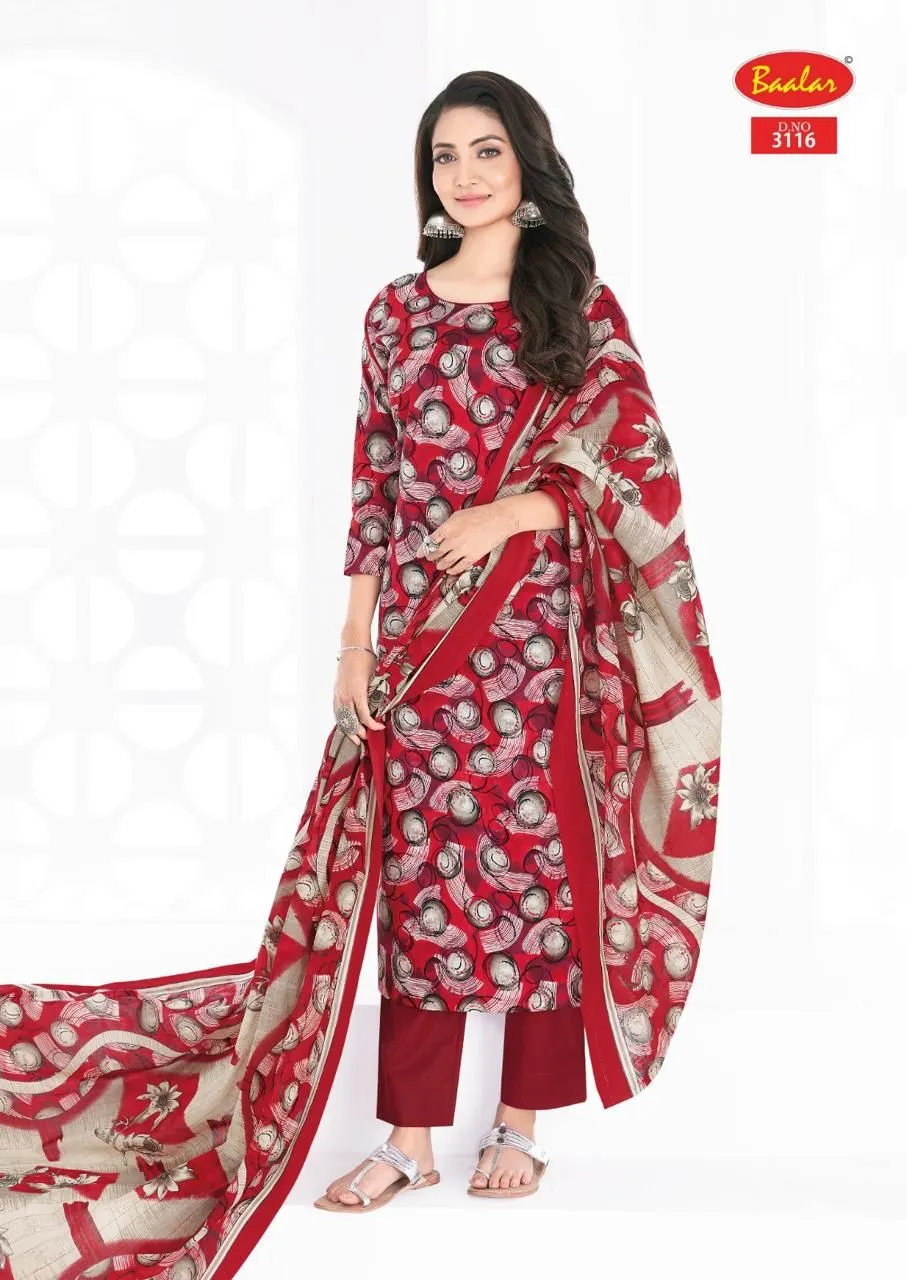 Baalar Kashmir Cotton Vol 3 Unstitched Suits