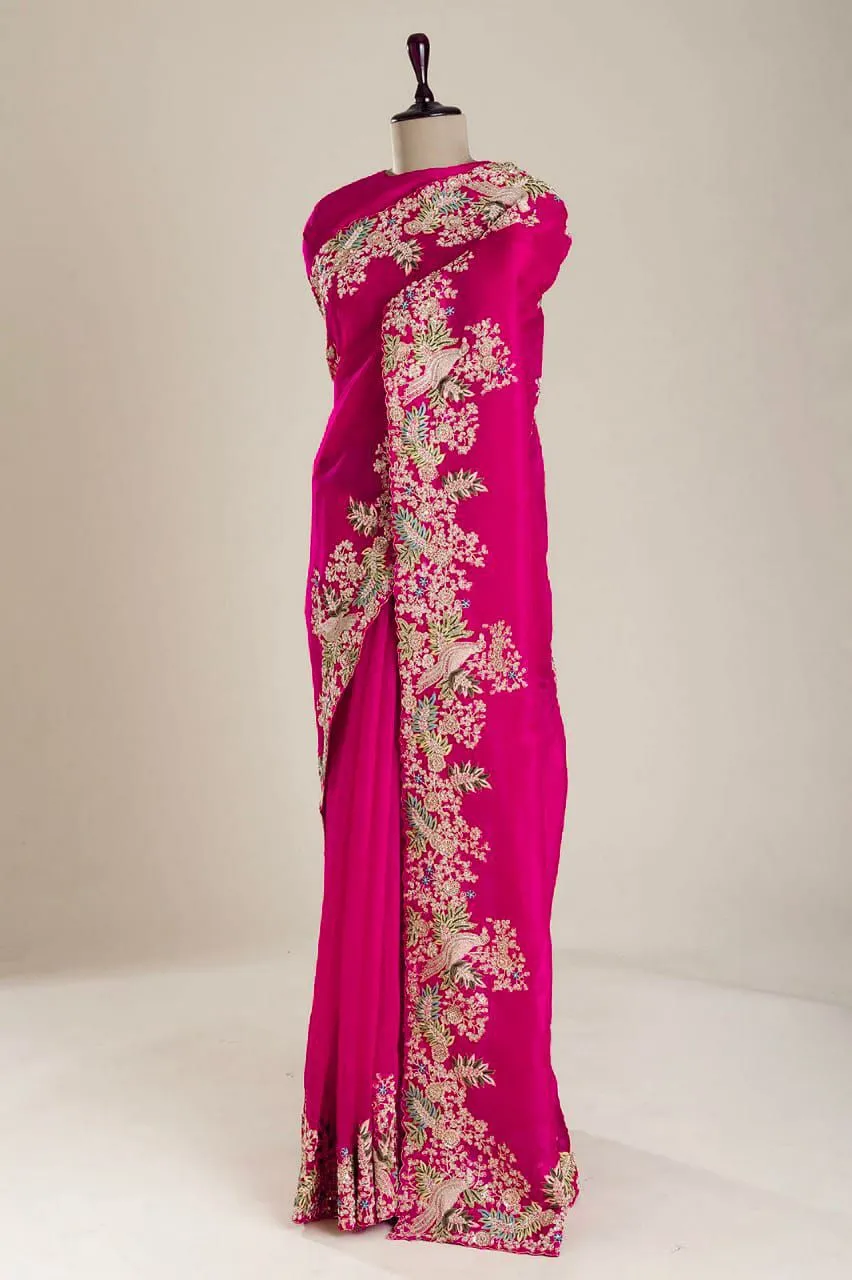 CKS 0306 Zimmy Choo Embroidery Wedding Saree
