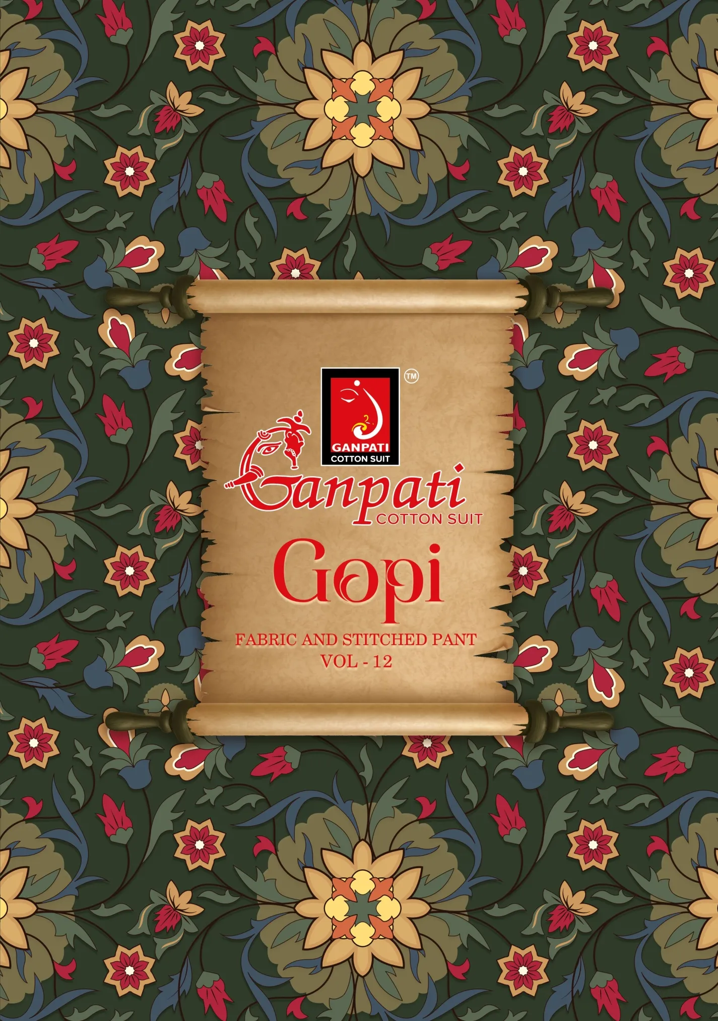 Ganpati Gopi Vol 12 Unstitched Suits
