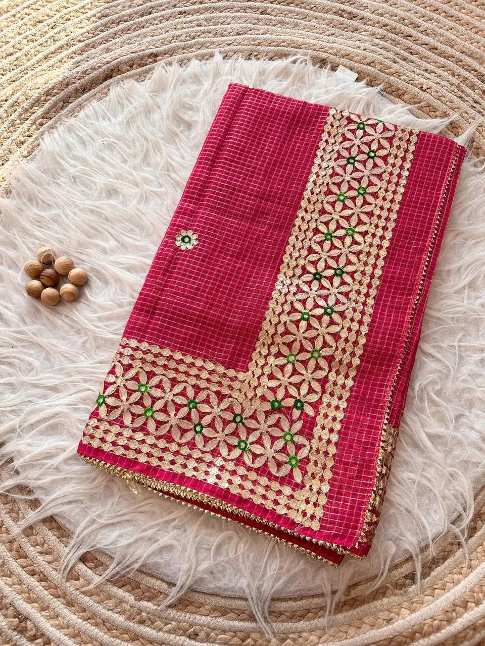 MHV Jodha Soft Kota Doriya Festival Saree 06 Pcs Set