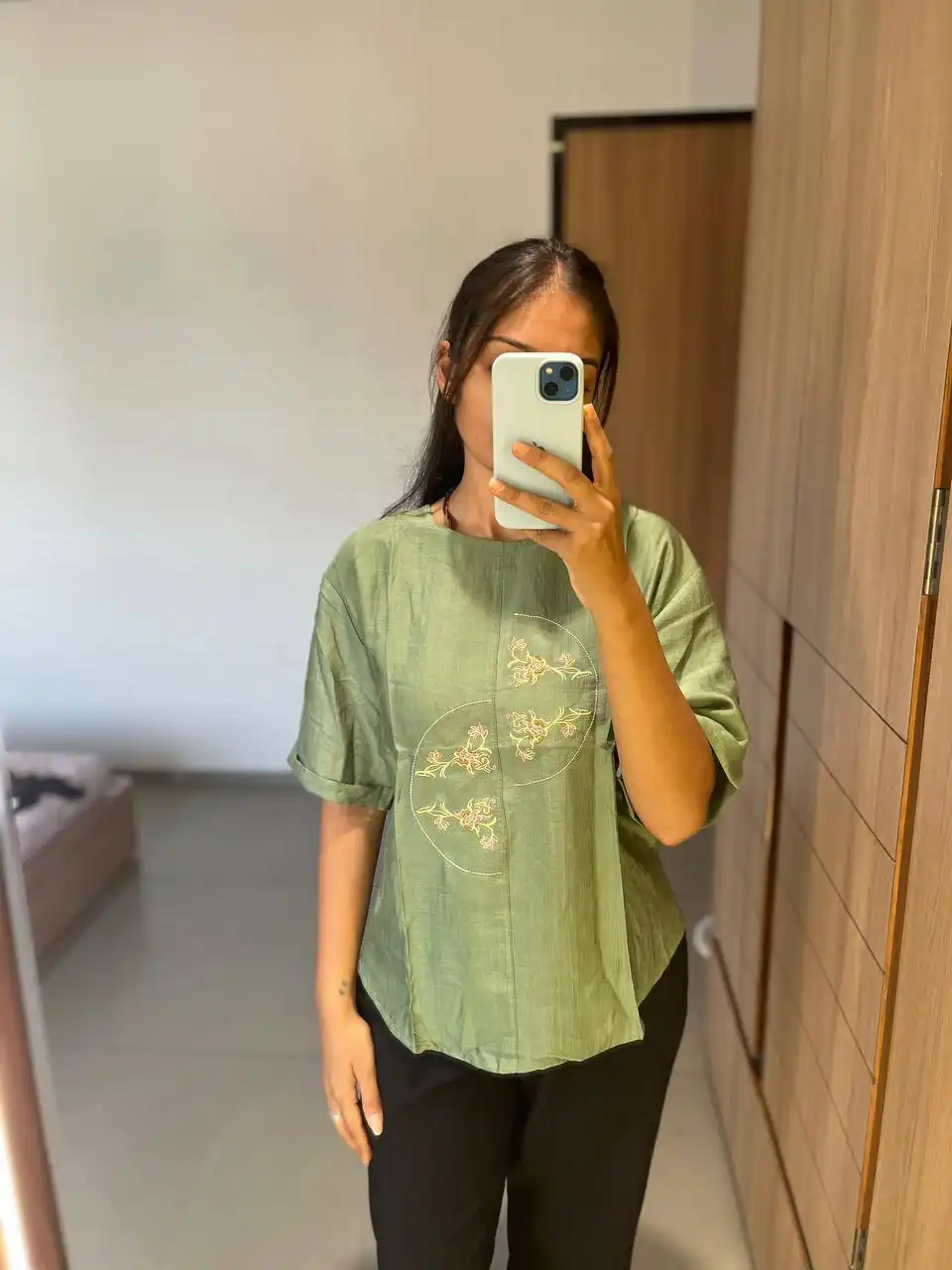 Shiv Vol 58 Cotton Embroidery Short Top 04 Pcs Set