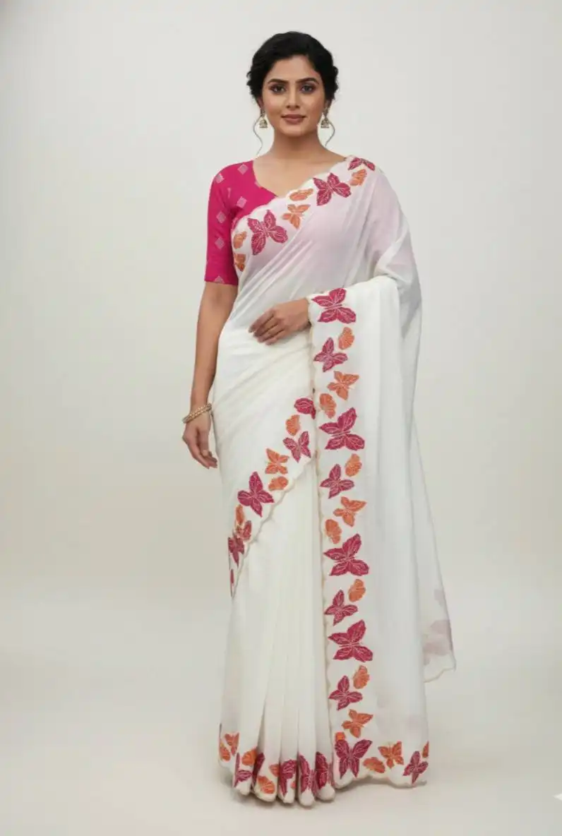 Kusum 783 Soft Blooming Vichitra Saree Below 1500