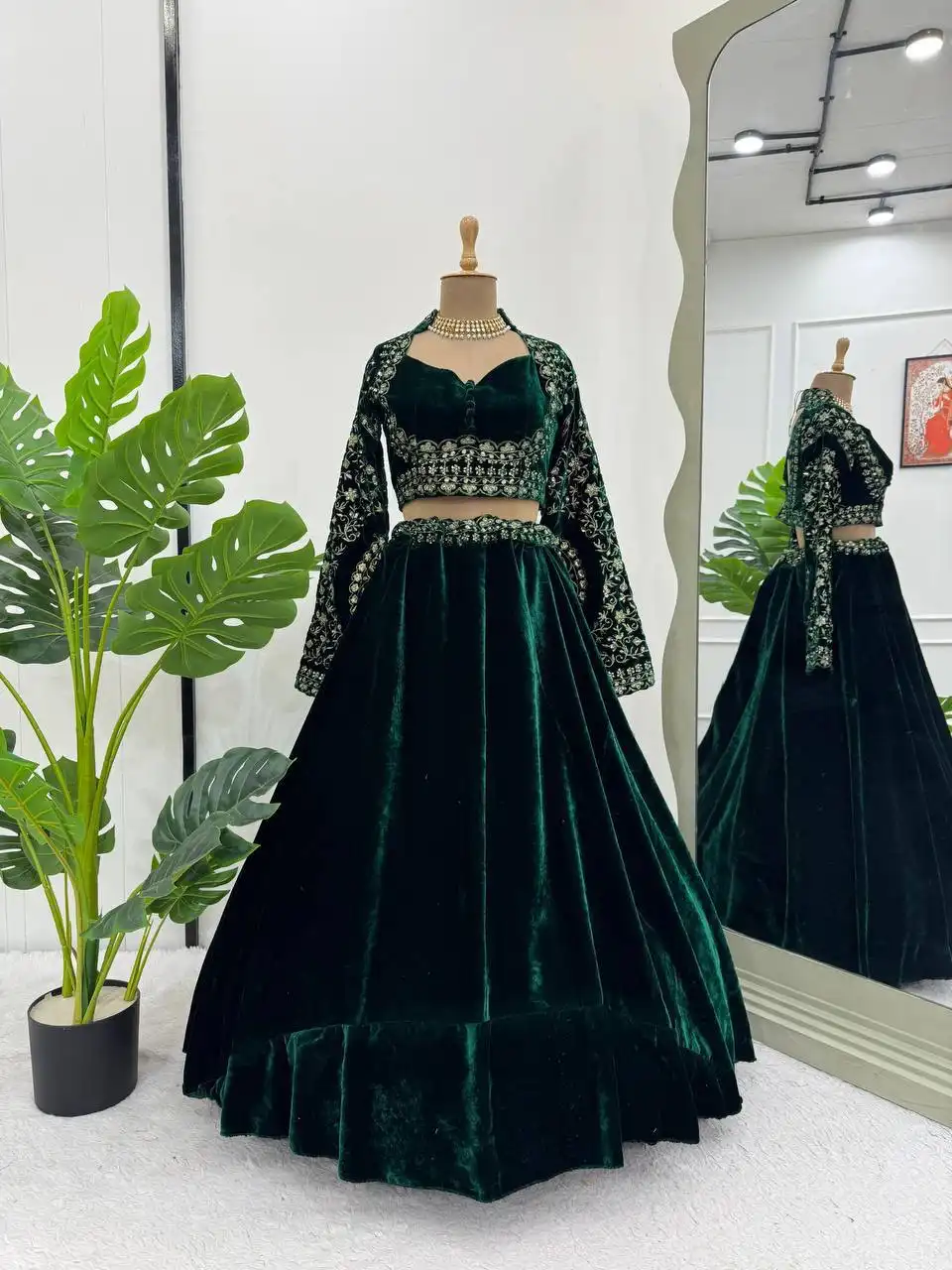 Deepika 302 Viscos Velvet Designer Lehenga Choli