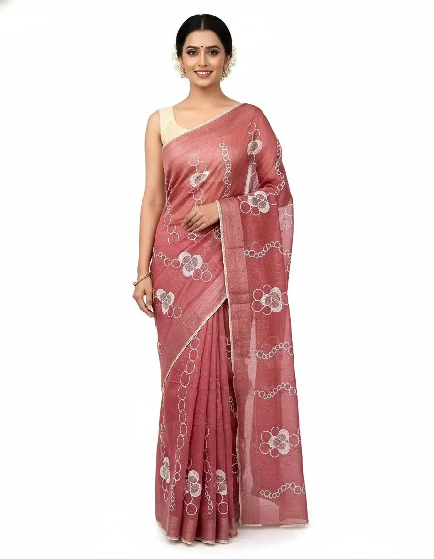 VFT Premium Quality Soft Cotton Designer Saree